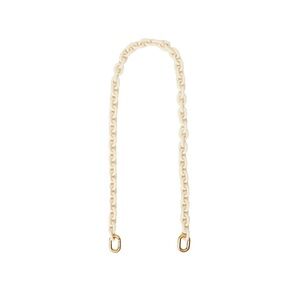 NWOT Clave V Mini Resin Chain Shoulder strap in Cream.